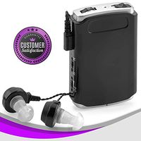 Sound Amplifier - Pocket Sound Voice Enhancer Device with Duo Mic/Ear Plus Extra Headphone and Microphone Set, Personal Hearing Amplifier Device by MEDca