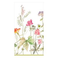 Caspari French Floral Paper Guest Towel Napkins - 60 Count