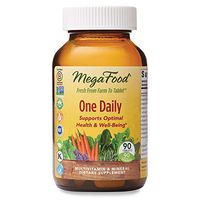 MegaFood, One Daily, Supports Optimal Health and Wellbeing, Multivitamin and Mineral Supplement, Gluten Free, Vegetarian, 90 tablets (90 servings)