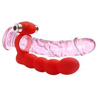 LKJNB Virtor Alarm New Amal Virtor Ring Double Penetration S'trapon G-Spot Seex Shirt Toys Pllug Bullet Virtor Toys for Couples Novelty Joy,Red Color Novelty Joy,Virtors Women Rabbit