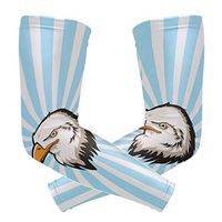 Anyangquji Bald Eagle Arm Sleeve Protectiv for Man Elbow Brace for Arthritis (1 Pair)