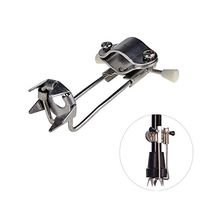 Ultrafun Cane Ice Tip Attachment Retractable 5 Prong Outdoor Ice Grip Crampons for Canes Crutches (Silver)