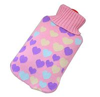 [Pink-3] Big Hot Water Bottle Cute Hot Water Bag Hot Water Bottle with Cover