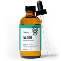 Tea Tree Melaleuca Oil 4 OZ - For Diffuser or Skin - Skin Tag Removal, Nail Fungus, Great for Hair and Scalp - 100% Pure, Undiluted & Unfiltered - Use to Make Soap, Cream, Shampoo & Face And Body Wash