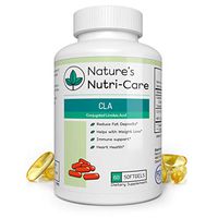 Nature's Nutri-Care CLA Safflower Oil Weight Loss - 1000 mg - 60 Softgels - Weight Loss and Muscle Growth Supplement - Conjugated Linoleic Acid- Made in USA, 180