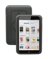 iShoppingdeals - for Barnes & Noble Nook HD 7-INCH (BNTV400) TPU Rubber Shell Skin Cover Case, Smoke