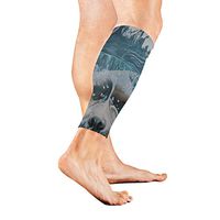 Calf Guard Sleeves Robbe Seal Under Water Sports Calves Guards Sleeves for Running, Basketball, Baseball, Football