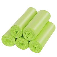 Shi’s Compostable Trash Bags Biodegradable Trash Bags - Earth Friendly 4-6 Gallon Compostable Trash Bags - 100 Bags in a Pack