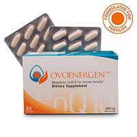 Ovoenergen CoQ10 for Female Fertility – 333mg High Absorption CoQ10 Fertility Supplement for Women - 999mg per 3-Softgel Servings (84 Softgels - 28 Day Supply)