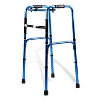 LJHHH Folding Rollator Walker,Folding Four-Legged Walking Stick,Lightweight Aluminium Walking Mobility Aid for Elderly