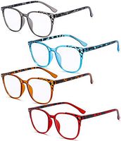 Eyekepper Ladies Reading Glasses - 4 Pack Large Square Readers for Women +3.00