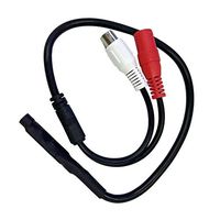 SiZ-110 Mini Microphone Audio Pickup Security Device Use for CCTV Microphone with 20 Square Meter Range 16mm×5mm Black