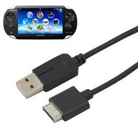 BW USB Charging Transfer Data Cable for Sony Playstation PS Vita -Black