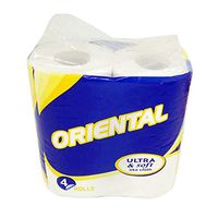 Silky Smooth 3-Ply Toilet Paper Ultra Soft Professional Series White Rolls Paper Skin-Friendly No Fragrance Household Bath Tissue Towel Degradable for Home Bathroom Kitchen Workshop