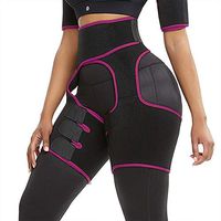 Ralukiia Thigh Trimmer Trainer High Waist Thigh Shaper Butt Lifter Training Ultra Light Thigh Support Shapewear for Women (Pink, M)