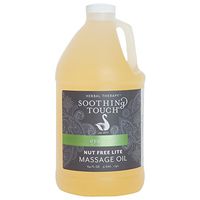Soothing Touch Nut Free Lite Massage Oil 1/2 Gallon