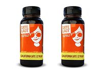 Organic Pure Date Syrup, made in California (12 oz BPA-Free, 2 bottles)