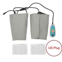 Knee Physiotherapy Instrument Electric Heating Knee Pad Infrared Vibration Brace Massage Therapy Leg Massager(US)
