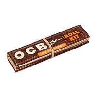 OCB Virgin"Slim" Roll Kit incl. Paper/Tips/Rolling Tray (3 Pack)