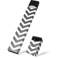 Skinit Decal Wrap for Juul E-Cigarette - Officially Licensed Skinit Originally Designed Silver Chevron Design