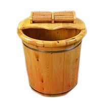 Feet Soaking Tub，Foot Basin Wooden Bucket，Thicken Wooden Tub，Foot Spa Wooden Tub，Wooden Foot Bath Barrel，Solid Wood Foot Washing Barrel