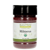 Banyan Botanicals Hibiscus Flower Powder Spice Jar - USDA Organic - Hibiscus sabdariffa - for Hair, Skin, Women's Health*