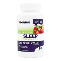 Adult Sleep Aid Gummies (90 Count) – Natural Melatonin Gummy – Insomnia Relief - Maintains Body’s Natural Biorhythm – No Morning Grogginess - Natural Strawberry Flavor