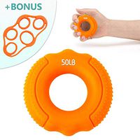 Tecing Grip Strength Trainer Upgraded Hand Grip Strengthener - Hand Exerciser Grip Strengthener Ring Finger Strengthener Silicone Forearm Grip Workout Hand Strengthening Equipment