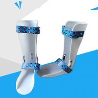 Kids AFO Drop Foot Splint Toddler Custom Othopedic Ankle Foot Brace Night Splint Support for Children (M-Right: 6.5IN)