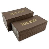 Treat Yourself and Your Guests Like Royalty with These Custom Crafted One of A Kind Luxury Paper Bathroom Disposable Hand Guest Towels Napkins 100 Count Mocha Brown by Alta Bath