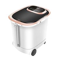 Foot tub Foot Massagers Automatic Massage Footbath Electric Heated Foot Bath Barrel Household Constant Temperature deep Barrel Foot Massage Machine Massage Tools (Color : White, Size : 413442cm)