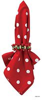 Split P Red and White Polka Dots Napkins (Set/4)