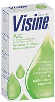 Visine A.C Astringent Redness Reliever Eye Drops, 1/2-Ounce Box (Pack of 3)
