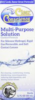 CLEAR CONSCIENCE CONTACT LEN SOLUTN MULTI PURP, 12 OZ