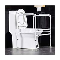 Mlife Toilet Grab Bars, Toilet Surround, Bathroom Handrail with Adjustable Height, Standard Alone Safety Assist Device for Eldery, Handicapped, Disabled Users (Edition : A)