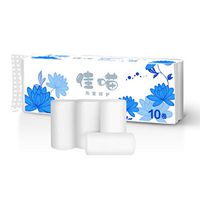 Beinil 12 Rolls 4-Ply Ultra Soft Toilet Wood Paper - Pulp Strong Household for Home Hotel Cafe Shop Restaurant