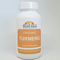 Organic Tumeric Powder and Peppercorn 120 Capsules 500mg Each - Turmeric - Curcuma Longa - with Free Shipping