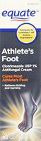 Equate Athlete's Foot .5oz Clotrimazole Anti Fungal Cream Compare to Lotrimin AF