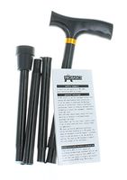 Probasics Adjustable Folding Aluminum Cane Black 2055K