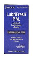 Major Pharmaceuticals Lubrifresh P.M. Sterile Artificial Tears Ointment, 6 Count
