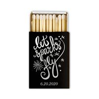 650pk Box Matches - Black-Favors