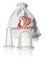 Anti-Cellulite Cup + Facial Cupping Therapy Set – Beauty Massage Cupping for Face and Body by DoSensePro.