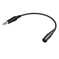Lemo 6Pin Aviation Headset to U/174 Helicopter Adapter for Bose A20