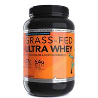 Dioxyme 2lb All Natural 100% Grass fed Ultra Whey Sweetened w/Monk Fruit + stevia Non-GMO Gluten Free 27gm Protein/serv (Cinnamon Bun)