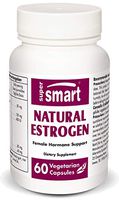 Supersmart - Natural Estrogen Formula - Help with Menopause Symptoms and Hormone Balance - Endocrine System | Non-GMO - 60 Vegetarian Capsules.