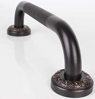 700Brass 24-Inch Grab Bar Featuring Anti-Slip Handrail, Solid Brass, Oil Rubbed Bronze, Heavy-Duty Construction Armrest, Bathroom Bathtube Shower Safety Rail