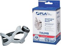 FLA 3D Adjustable Right Thumb Brace, Small - Grey
