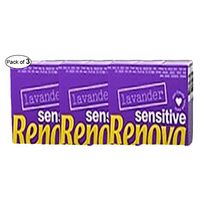 Renova Sensitive Pocket Tissues- Lavender (6 Pack) (Pack of 3)