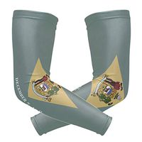 Anyangquji Delaware Flag Arm Sleeve Protectiv for Man Elbow Brace for Arthritis (1 Pair)