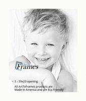 19x23 Polar White / Porcelain Custom Mat for Picture Frame with 15x19 opening size (Mat Only, Frame NOT Included)